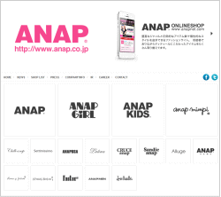 ANAPのホームページ画像
