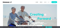 イノバセルのホームページ画像