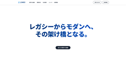 LiNKXのホームページ画像